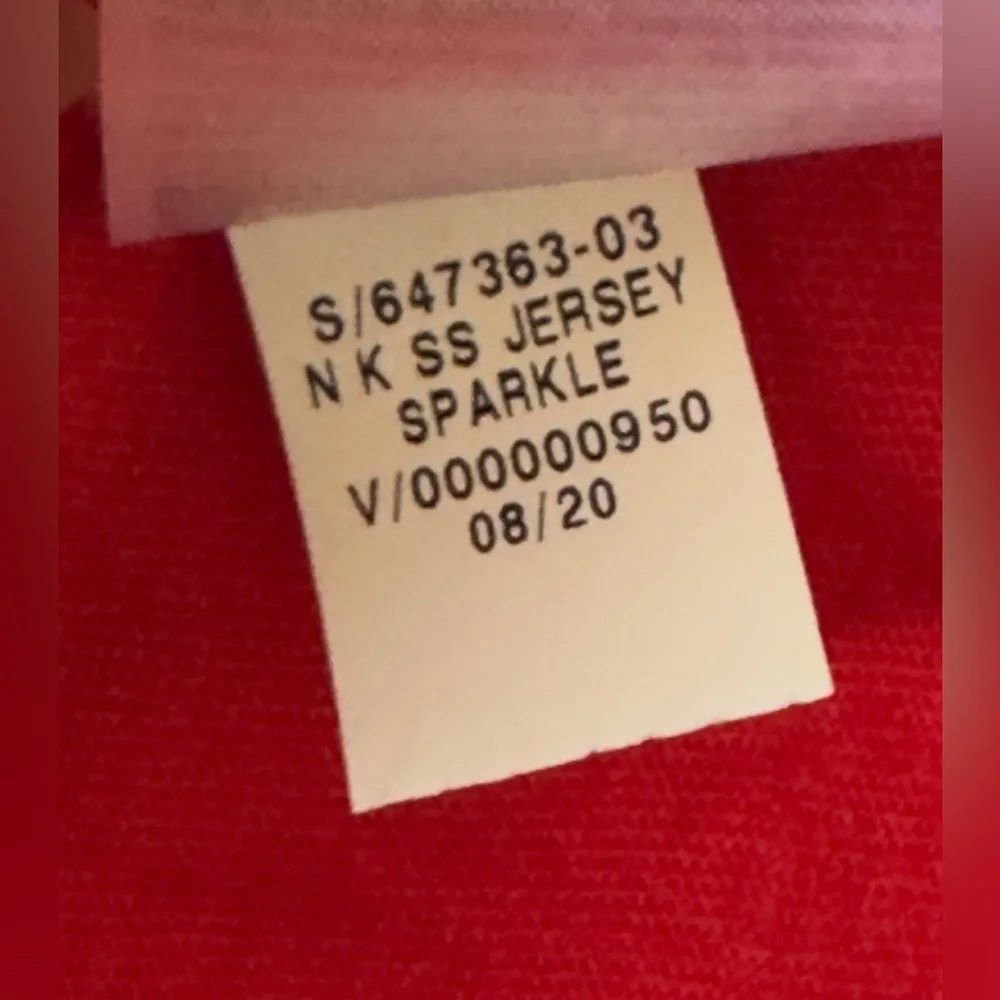 Old Navy | Girls Fit & Flare Red Sparkle Jersey Dress | Size XXL (18) | NWT